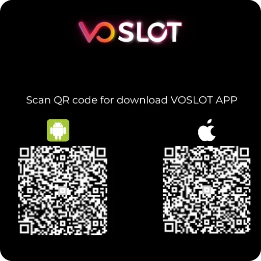 Scan QR code for download VOSLOT APP